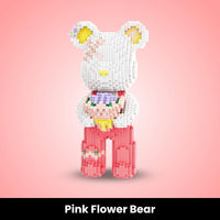 Pink Flower Mini Bear